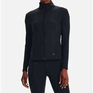NEW UNDER ARMOUR women's motion jacket in black/jet gray